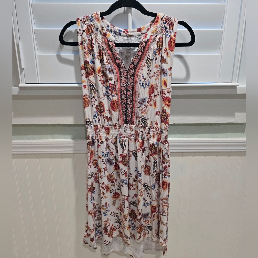 Cupio Floral Sleeveless Mini Dress